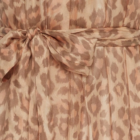 🔥 🆕 ZIMMERMAN Kirra Tie Shoulder
Maxi Leopard Dress 100% SILK US Size 4 - Picture 16 of 16